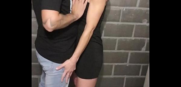 smoking milf gets hot sex in garage
